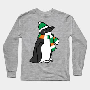 Irish Penguin on St Patricks Day Long Sleeve T-Shirt